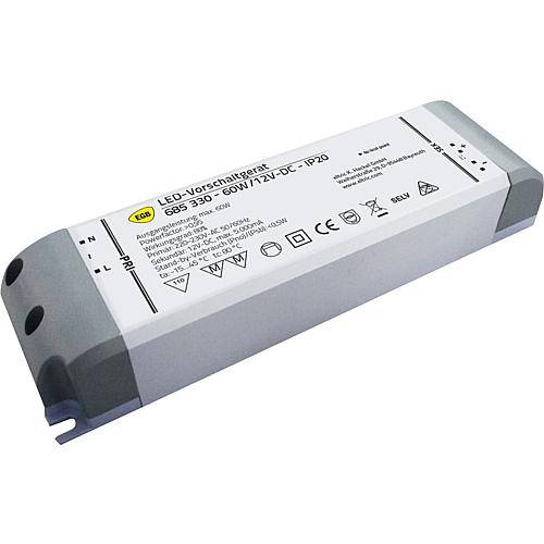 EGB Vorschaltgerät IP20 60W für LED-Stripes 12V-DC