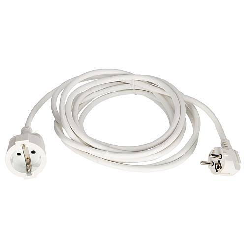 EGB Verlängerung. H05VV-F 3G1,5mm² 5m reinweiß