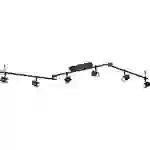 LED-Strahler 'Barik' schwarz 6-flg. 6526-18 LED-Strahler 'Barik' schwarz 6-flg. 6526-18