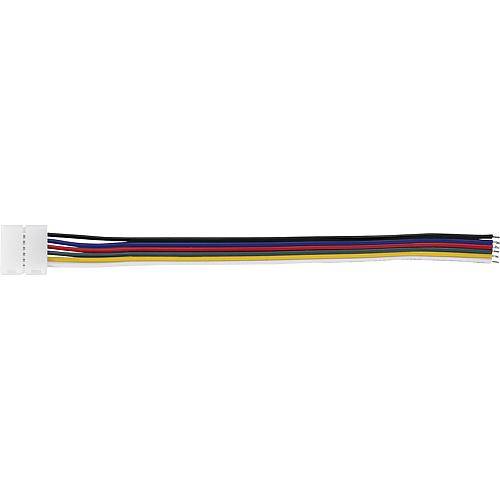 EGB Clip-Flex-Einspeisung für RGB+CCT-Stripes 12mm (6-polig)