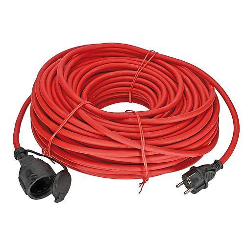 Gummi-Verlängerung H07RN-F 3G1,5 rot 50m