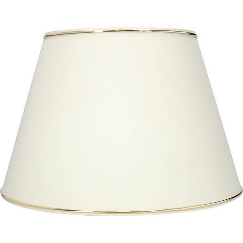 Textilschirm creme/gold H220mm 4-1208