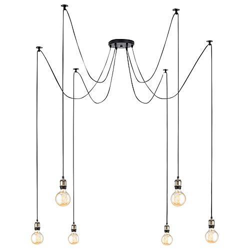 Spinnenleuchte 6flg HL 6-1649/6 Vintage