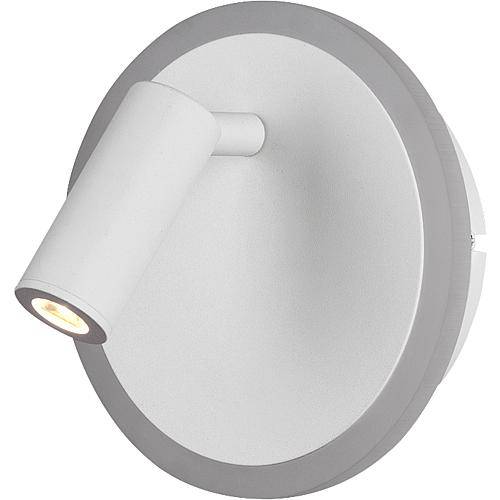 Trio 229210231 LED-Wandleuchte JORDAN 5W+2W 500+200lm 3000K D150 T120 weiß