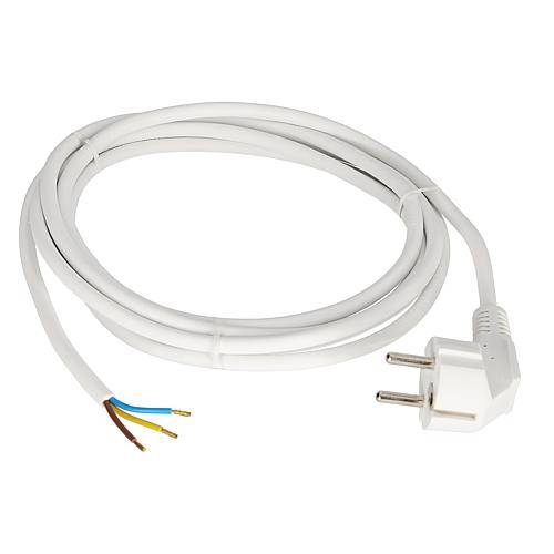 EGB Anschlussltg. H05VV-F 3G1mm² weiß 3m