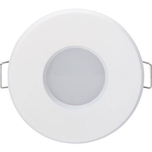 GreenLED Einbaustrahler IP44 rund, starr, weiß 4745