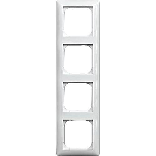 KLEI K55®BB 4-fach Rahmen, K552514/04BB Alpinweiß RAL9010