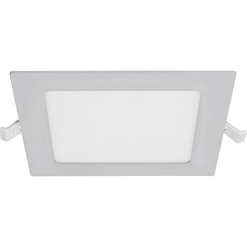 EGB LED Einbau-Panel CCT 10W quadr. #175mm, silber (Lieferung ohne Netzgerät - optional wählbar)