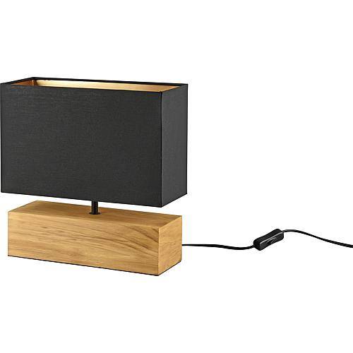 Tischleuchte 'Woody' Naturholz/schwarz R50181080