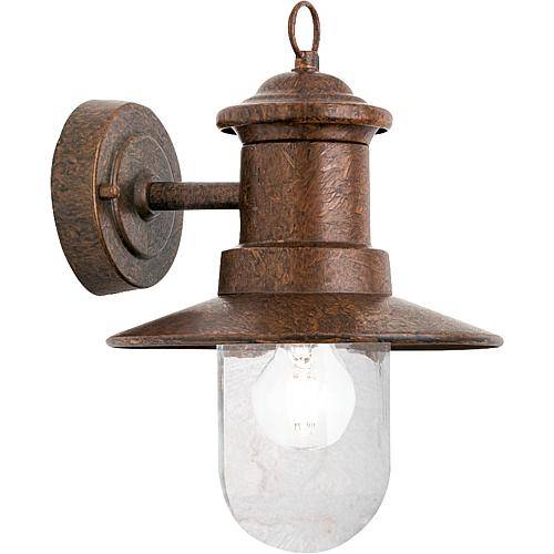 Wandleuchte Vintage/braun IP44 AL 11-1205