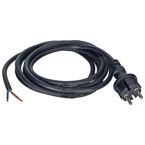 EGB Anschlussleitung H07RN-F 2x1mm² schwarz 3m