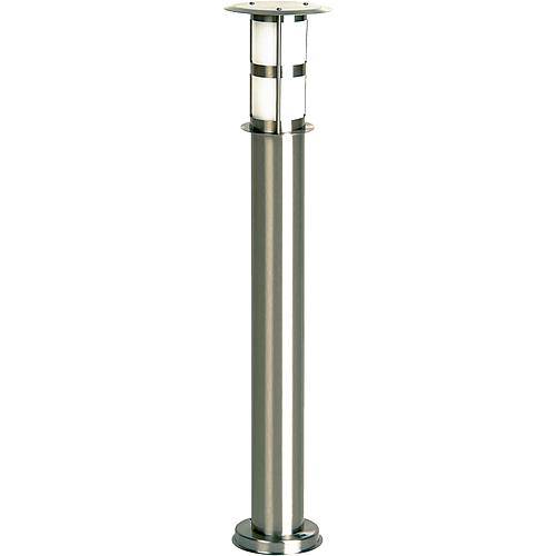 EGB Edelstahl-Pollerleuchte IP44, Glas opal 1x E27 / max. 60W