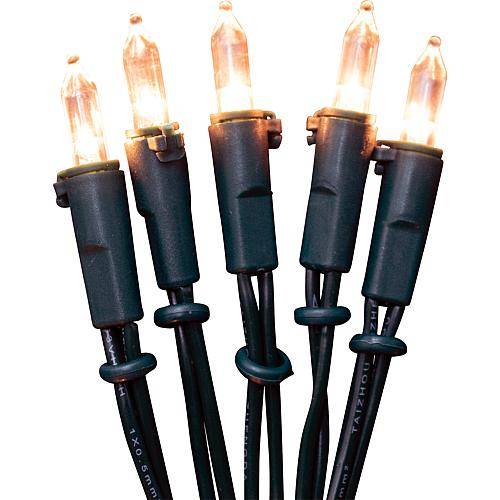 EGB LED-Lichterkette innen 100 flg. grün/bernstein