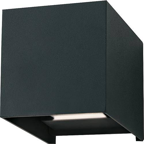 LED-Wandleuchte IP54 anthrazit 3000K 2x3W AL 11-1192 anthrazit