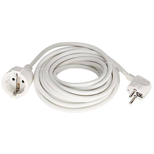 EGB Verlängerung H05VV-F3G1,5mm² 7,5m reinweiß