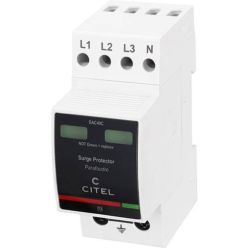 CITEL Überspannungsschutz kompakt 2T 4-polig (3+1), 2 TE, DAC40CS-31-275