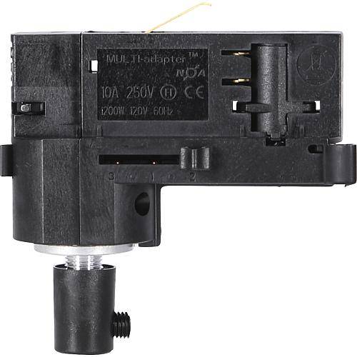 Euro-Adapter für 3-Phasenschiene GA100-2, schwarz max. 10A/100N