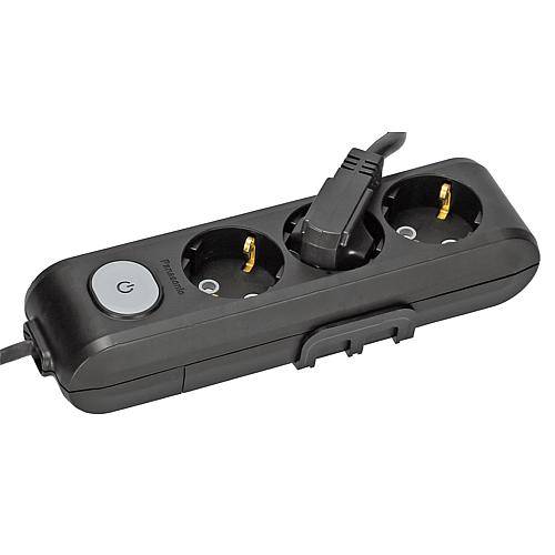 Panasonic 3-fa.Steckdosenleiste 1,5m schw.m.Schalt WLTA04312BL-EU1
