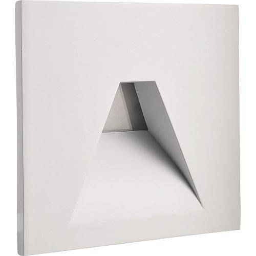 Abdeckung zu Basis-Einsatz 640800, eckig, weiß Lichtaustritt trapezförmig, 930488