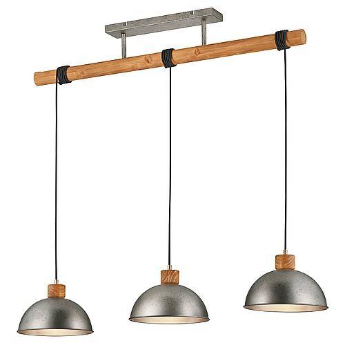 Pendelleuchte antik nickel 'Delhi' 3flg 303400367