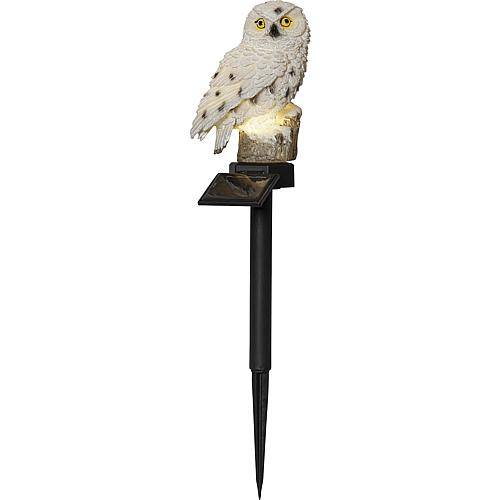 LED-Solarstab 'Owl' beige 482-25