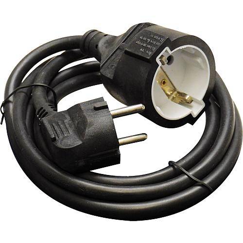 EGB Verlängerung H05VV-F 3G1,5mm² 3m schwarz