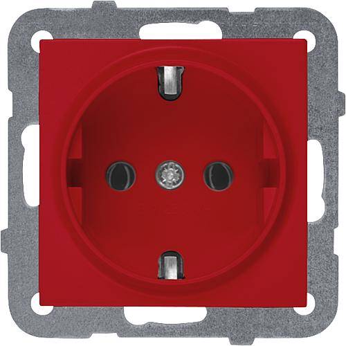 Karre 55 Steckdose rot 90900098-DE