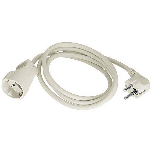 EGB Verlängerung 3x1,5 weiß 2m