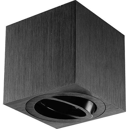 Anbaustrahler quadr. schwarz, DF-4053 0180405302