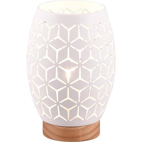 Tischleuchte 'Bidar' Metall weiß R51571031