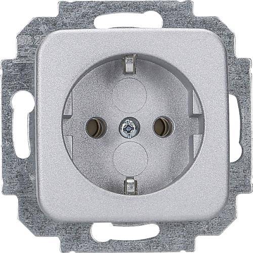 KLEIN SI-Kombi-Steckdose KEUCKS/80 silber matt