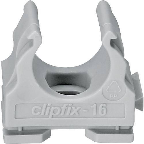100St. Fränkische clipfix M16 grau Kunststoff Klemmschelle 22370016 Clipfix16
