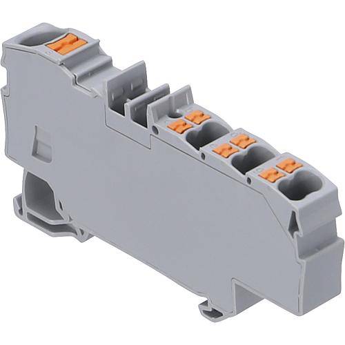 WAGO Verteilerklemme mit Drücker grau 2206-8031