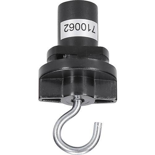 Aufhänge-Halter mit Haken, schwarz 710062