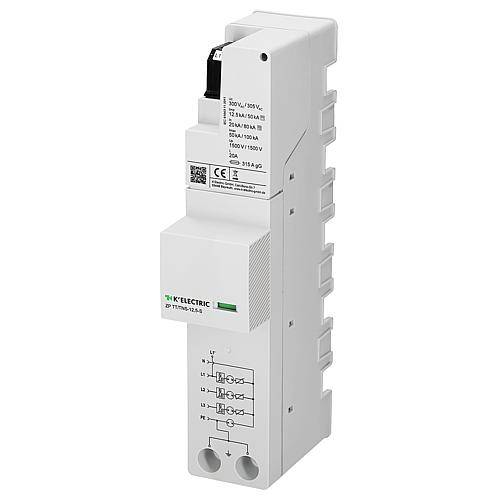 Kombi-Ableiter Typ 1+2+3 f. 3ph.TT- und TN-S- Systeme, GT 40 TT/TNS-12,5kA-S, 500101