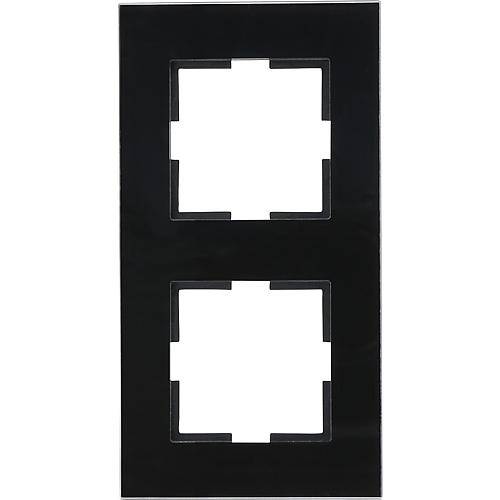 Panasonic Acrylglasrahmen 2-fach schwarz 92190022-DE