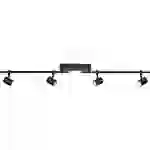 LED-Strahler 'Barik' schwarz 4-flg. 6525-18 LED-Strahler 'Barik' schwarz 4-flg. 6525-18
