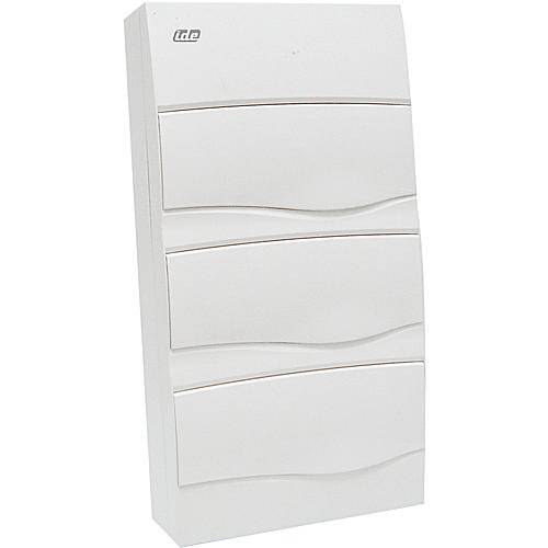 IDE Aufputzverteiler weiß 3x12 BV36PO/EL