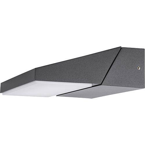 LED-Außenwandleuchte schwarz IP65 3000K 13W 81-5060