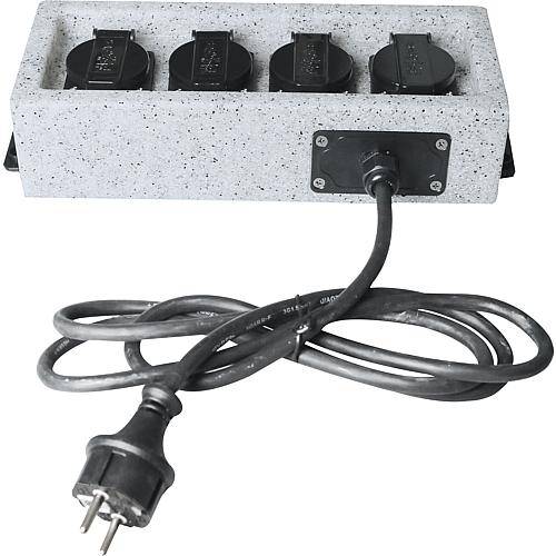 Garten-Steckdose IP44 4-fach 5122