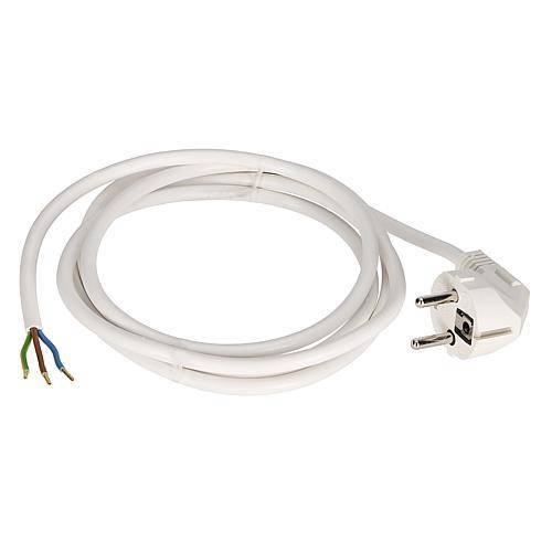 EGB Anschlussltg. H05VV-F 3G1mm² weiß 2m