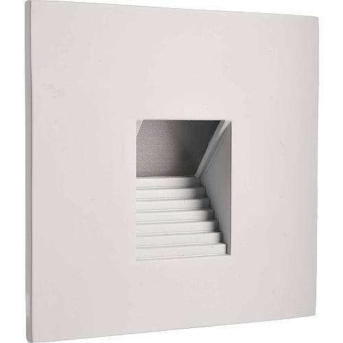 Abdeckung zu Basis-Einsatz 640800, eckig, weiß Lichtaustritt stufenförmig, 930485