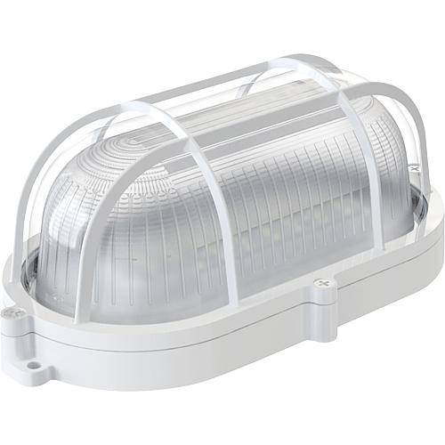 LED-Oval-Armatur IP44 weiß 4000K 9W 81-3201