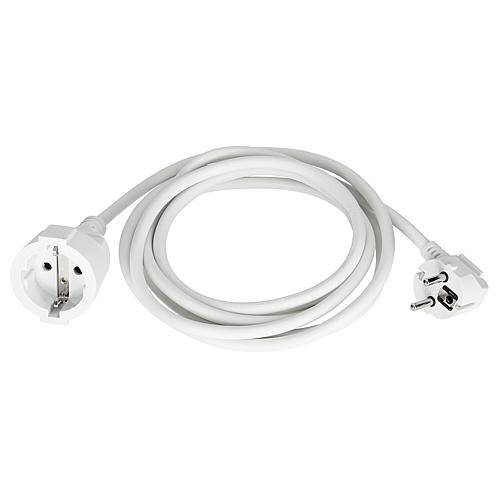 EGB Verlängerung H05VV-F 3G1,5mm² 3m reinweiß