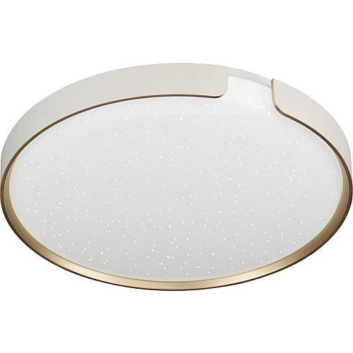 LED-Deckenleuchte weiß-gold/Sternenhimmel 24W 44461