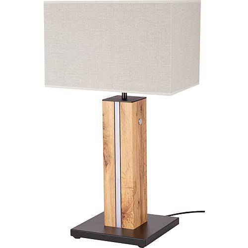 Textil-Tischleuchte Flame beige 860319187