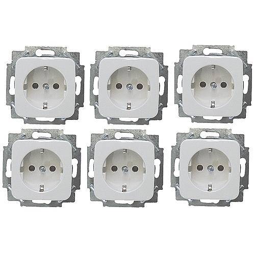 Kombisteckdosen-Set weiß ( je 200 St. KEUC/12Z20 + KEUC/E )