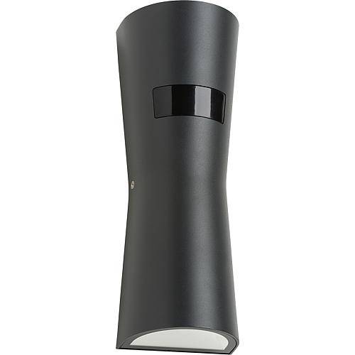LCD Licht Creativ Design LED-Wandleuchte LB25 Aluguss graphit m. BM