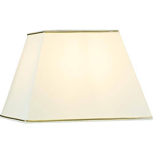 Textilschirm creme/gold H218mm 4-1201