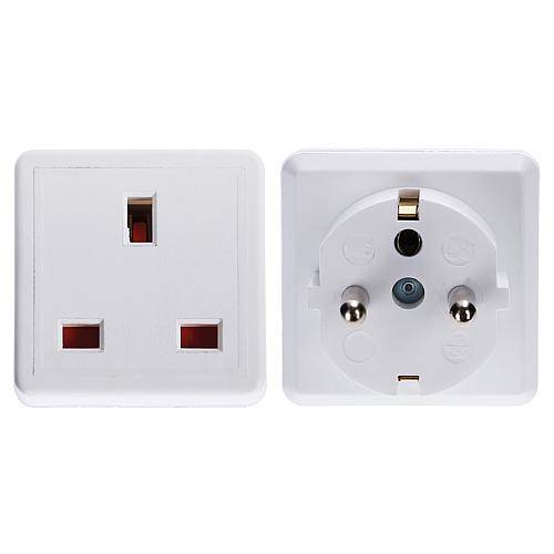 SB Schuko-Stecker/Commonwealth-Dose